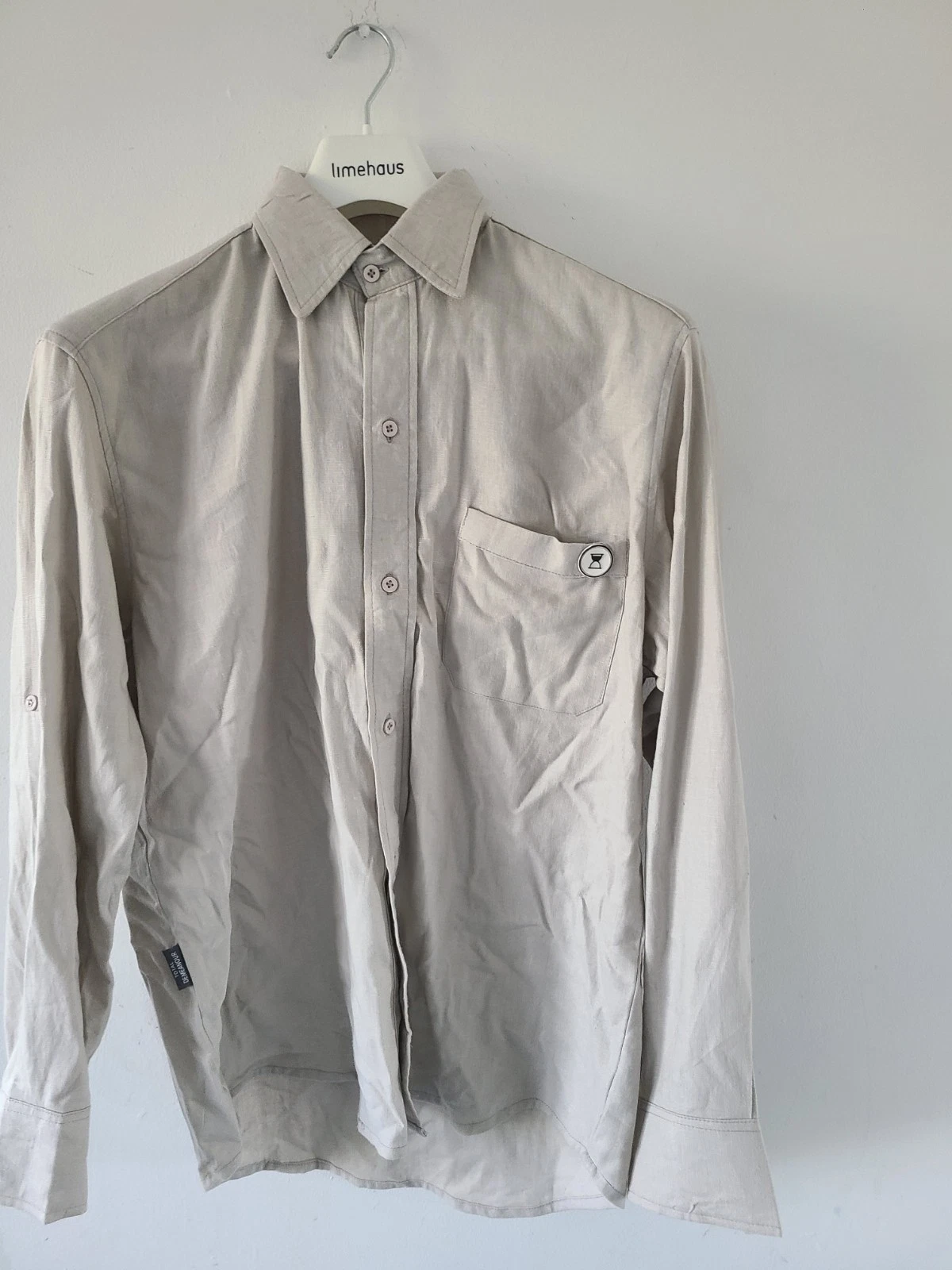 Large Total Demeanour Linen Shirt Button Up