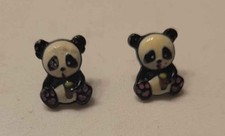 Panda Earrings