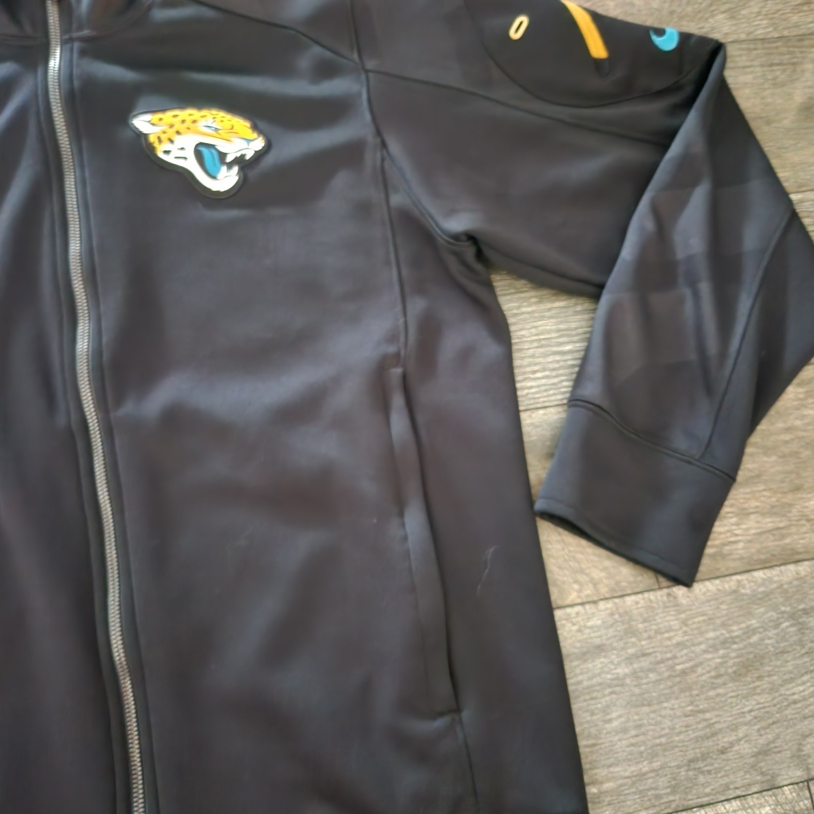 SACAI X NIKE Nike Jacksonville Jaguars Giacca Uomo Small Nera Pista Full Zip Tasca Tecnica