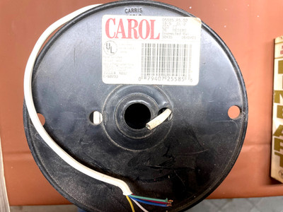 Wire  5 lead-Conductor Copper Wire 25 + Feet in PVC Jacket