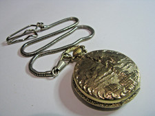 Vintage Limited Edition Commemorative Statue Of Liberty Eagle Pocket Watch