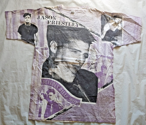 Vintage Jason Priestley / Brandon Beverly Hills 90210 AOP T-Shirt - Size Large