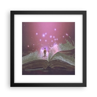Wandbilder 30x30cm Poster Fantasy Buch Wandposter Bilder Wall Art Wanddeko