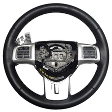 12-20 DODGE JOURNEY Steering Wheel BLACK LEATHER W/ U-CONNECT 5SD741X9AA