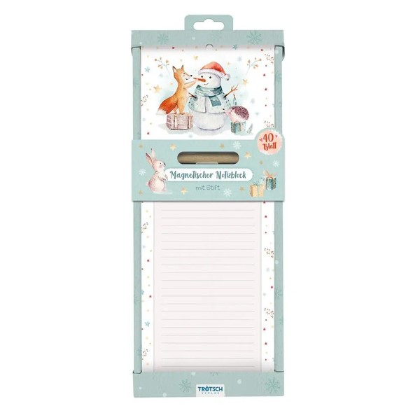 Trötsch Notizblock Mit Stift Und Magnet Winterwald | KG | Deutsch | 80 S. | 2024-image