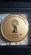FIFA Soccer World Cup Participation Medal Brazil 2014 Player Messi Ronaldo Mbapp