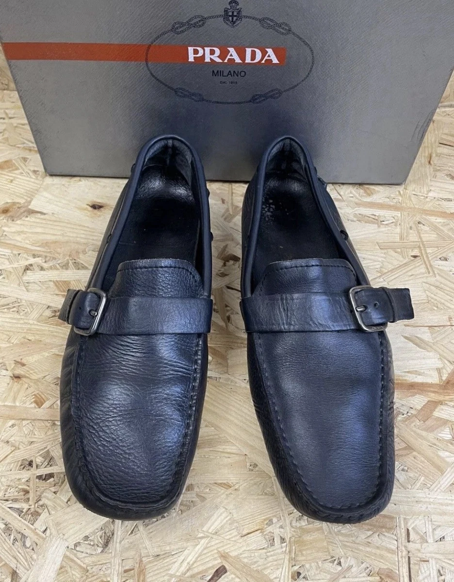 PRADA Moccasin Black Casual Shoes for Men for sale | eBay