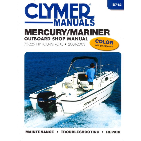 Mercury Mariner 4-Takt AußEnborder 75-225 PS 2001-2003 Repair Manual Clymer-image