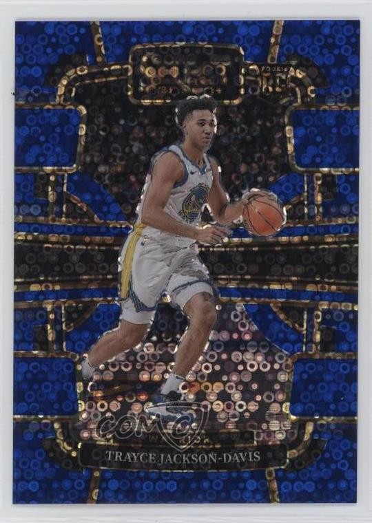 2023-24 Panini Select Concourse Blue Disco Prizm 23/25 Trayce Jackson-Davis 0m89