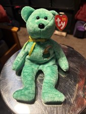 TY Beanie Baby - KILLARNEY the Irish Bear 8.5"...NEW with Mint Tags