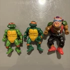Vintage 1988 Teenage Mutant Ninja Turtles Soft Head Raphael Michaelangelo Bebop