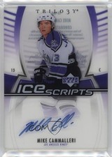 2006-07 Upper Deck Trilogy Ice Scripts Mike Cammalleri #IS-MC Auto 0f7x