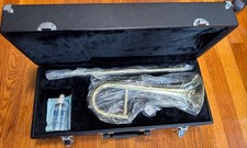 Jupiter JST-314 Slide Trumpet Soprano Trombone Case  Mouthpiece Collectible NEW