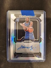 2022-23 Jaden Hardy Prizm Penmanship Auto