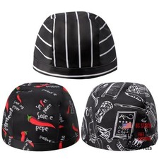 3PCS Chef Hats and Head Scarves for Men Women Professional Adjustable Chef hat