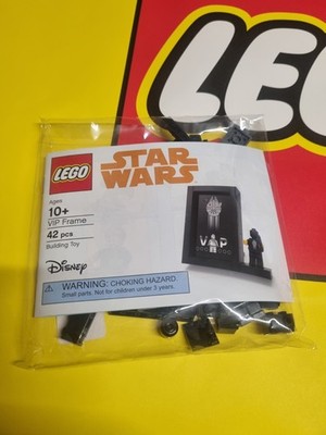  LEGO Star Wars 5005747 VIP Frame Black Card Display Stand Millennium Falcon UCS