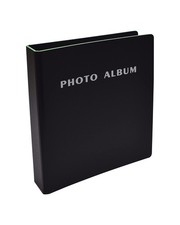 Photo Album for 4x6 Pictures, 2-Ring Mini Hard Cover Photo Binder, Holds 36 4...