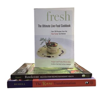 North Atlantic Books Lot Cooking Health Nutrition Raw Food Recipes Live-food