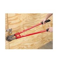 24" Heavy Duty Drop Forged Steel Bolt Cutter, Red w/Black Grips