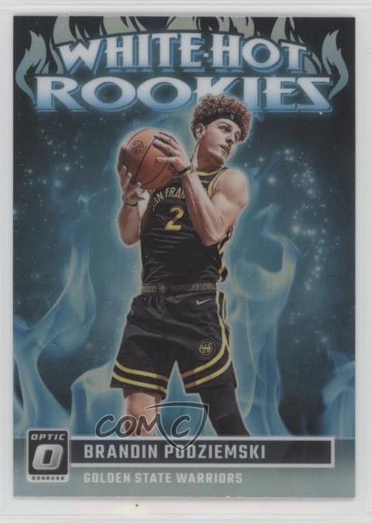 2023-24 Panini Donruss Optic White Hot Rookies Holo Prizm Brandin Podziemski 2l4