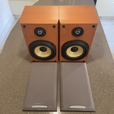 Sony SS-MB250H Bookshelf Speakers Maple Wood 2-Way HiFi Pair 8 Ohm Tested Works