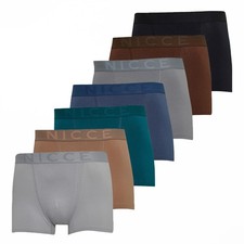 RRP  74.99 - Nicce Idora 7pk Mens Boxer Shorts Stretch Designer Briefs Underwear