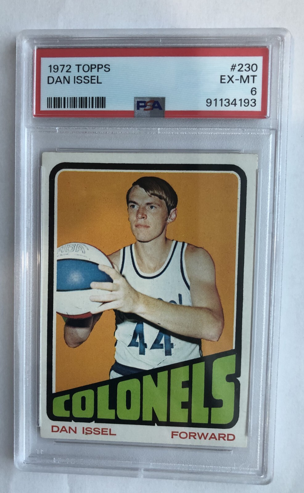 1972 Topps Dan Issel #230 PSA 6