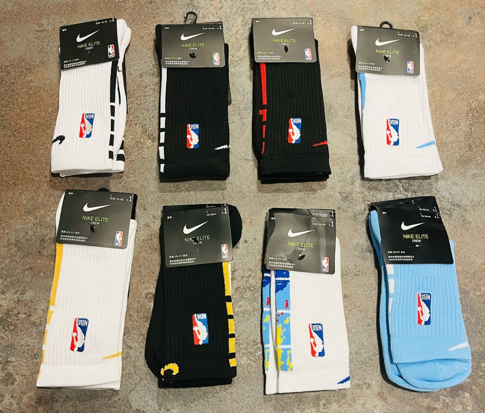 Calcetines Nike Elite Crew NBA de larga duración deportivos calcetines deslizantes de baloncesto