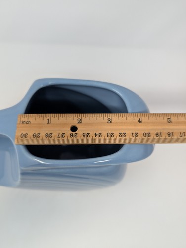 Fiestaware Light Blue Periwinkle Disc Pitcher Homer Laughlin USA - Picture 10 of 12