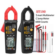 ST190 Clamp Meter 6000 Counts True RMS Digital Multimeter AC Current Tester