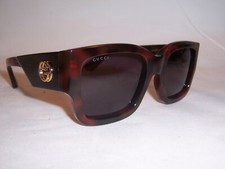 NEW GUCCI SUNGLASSES GG 1663S 003 HAVANA/VIOLET 52MM AUTHENTIC 1663