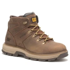Men's CAT Exposition Hiker Waterproof SOFT TOE Boot P51061 Brown