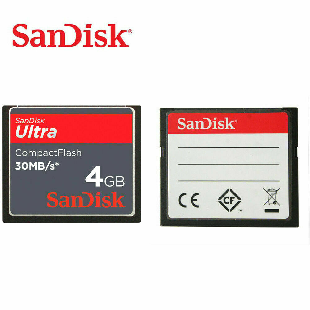 SanDisk SDCFH-004G-U46 4GB Ultra 30MB/s CompactFlash Memory Card