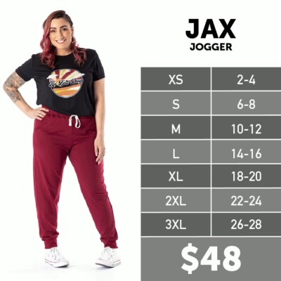 LuLaRoe BRAND NEW Jax Jogger Drawstring Pants Small Solid Grey