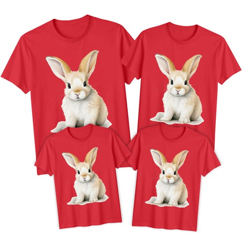 Family Rabbit Happy Easter T-Shirt Tee Cute Holiday Party Matching Outfit #ED - Picture 18 of 24