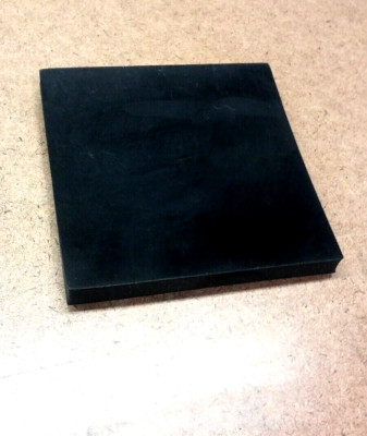 Neoprene Rubber SOLID Sheet 1/2'' Thick x 12'' x 12'' Sq Foot Pad  60 Duro Std