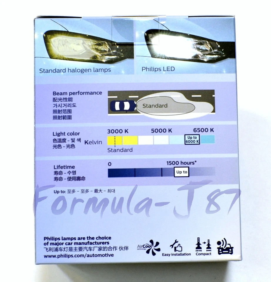 Philips Ultinon Pro3101 LED White 9006 Two Bulbs Head Light Low Beam Replacement - Image 3 of 4