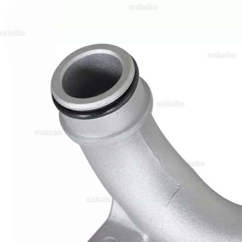 Engine Thermostat Hose Aluminum Water Coolant Pipe Kit LR092992+LR090630