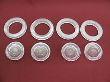 2" Umbrella Hole Vinyl Ring and Plastic Plug Set of 4 outdoor patio glass table