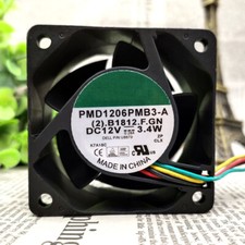 For SUNON PMD1206PMB3-A 60 38mm 12V 5.2W 3.4W Cooling fan for DELL Server 4Pin