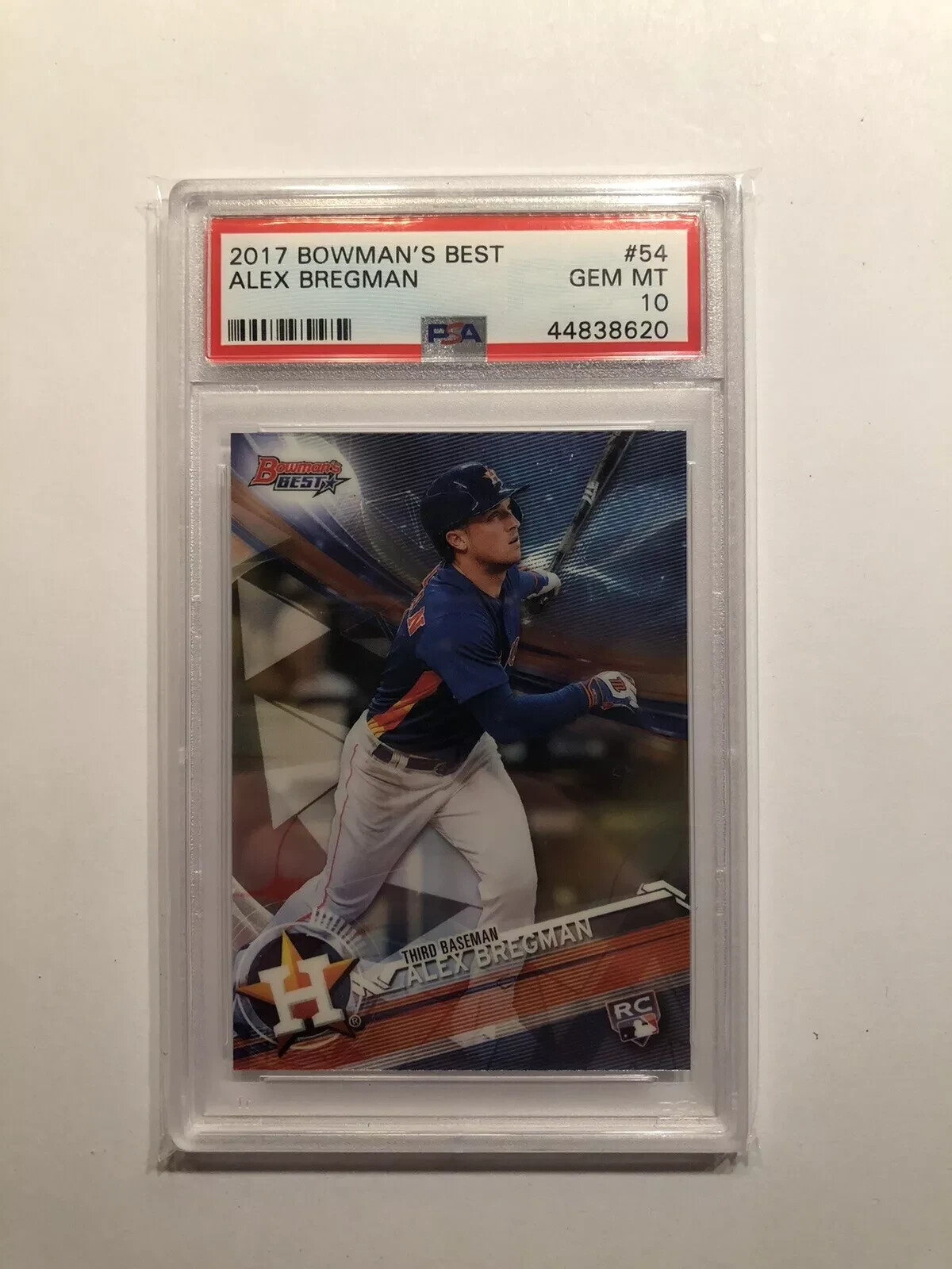 2017 Bowman's Best Alex Bregman #54 PSA 10 GEM MT Rookie RC - QTY