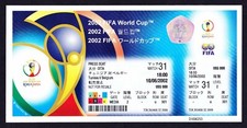 2002 World Cup BELGIUM v TUNISIA *Mint Condition UNUSED Ticket*