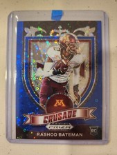 2021 Rashod Bateman Prizm Draft Picks Crusade Blue Disco  #166 RAVENS Rookie