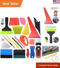 Efficient Window Tinting Set with Variety of Squeegees and Protective Equipment