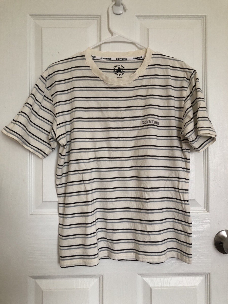 VINTAGE MEN'S CONVERSE STRIPED T-SHIRT All Star Chuck Taylor