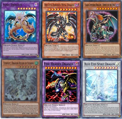 Yugioh King Dragun Tournament Deck - Red-Eyes Darkness - Spirit - 55 Cards  | eBay