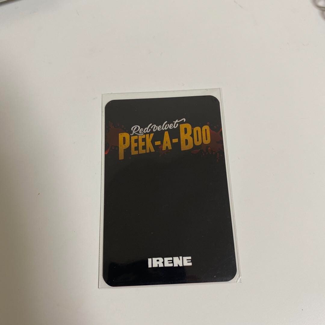 Irene Red Velvet PEEK-A-BOO Photocard PC Tradingcard Photo