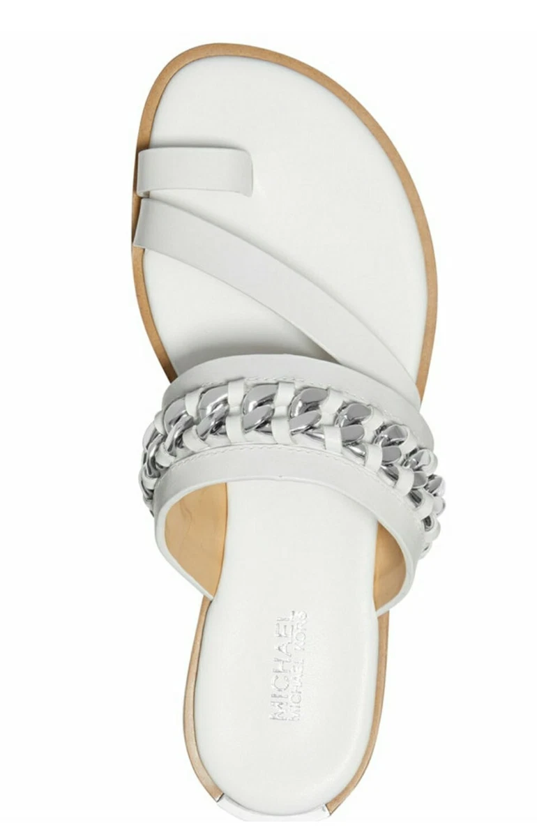 Michael Michael Kors Bergen Toe Thong Flat Sandals Women s Shoes