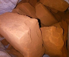 Natural Red Edible Clay Chunks | Ideal for Eating and Skin Care