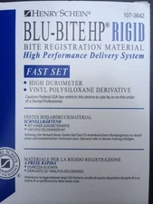 Blu-Bite HP Fast Set Rigid  2x50ml bite registration material -Same as Blu-Mouss